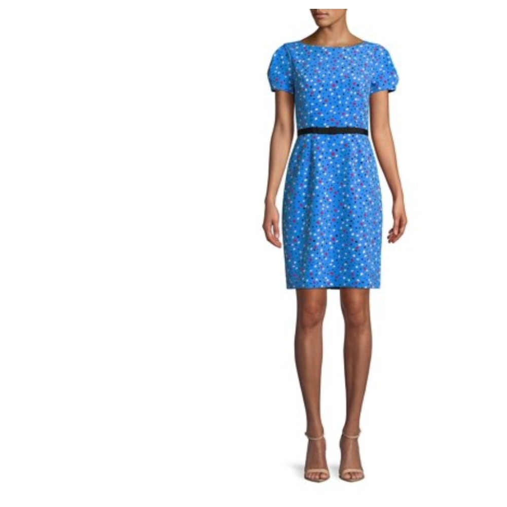 IMNYC Vintage Style Dotted Sheath Dress